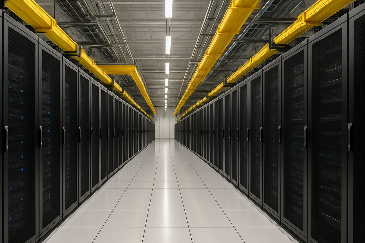Data center interior